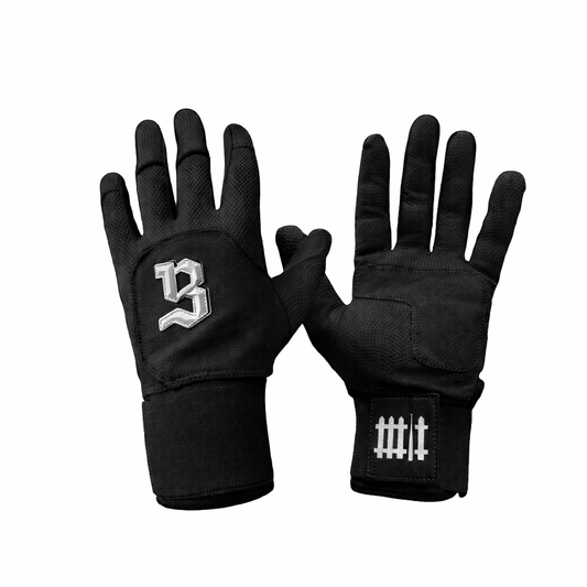 Backyard Lotus 2 Batting Gloves - Black