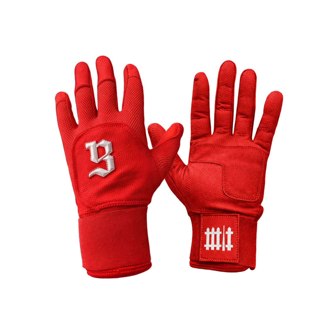 Backyard Lotus 2 Batting Gloves - Red