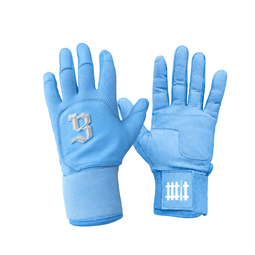 Backyard Lotus 2 Batting Gloves - Carolina Blue